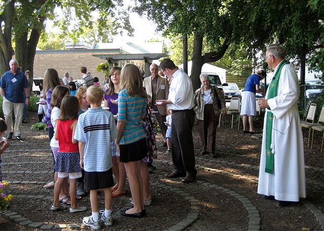 Butterfly Release in ELC Labyrinth Garden on September 11th, 2011